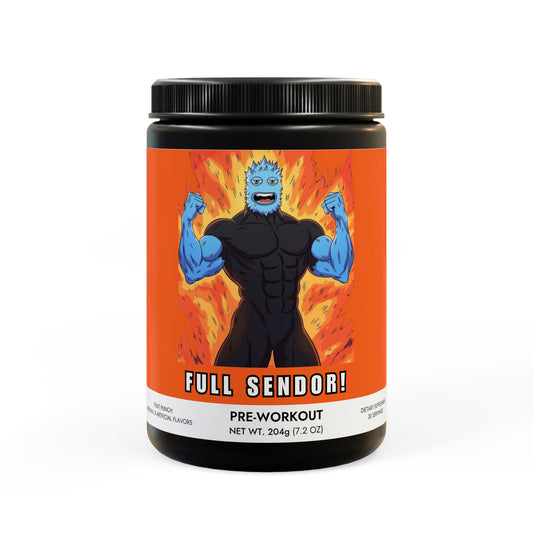 Full Sendor Pre-Workout, Fruit Punch (204g, 7.1oz)